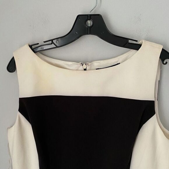 American Living Women's Sleeveless Black and White A Line Sheath Dress size 16 - Picture 2 of 6